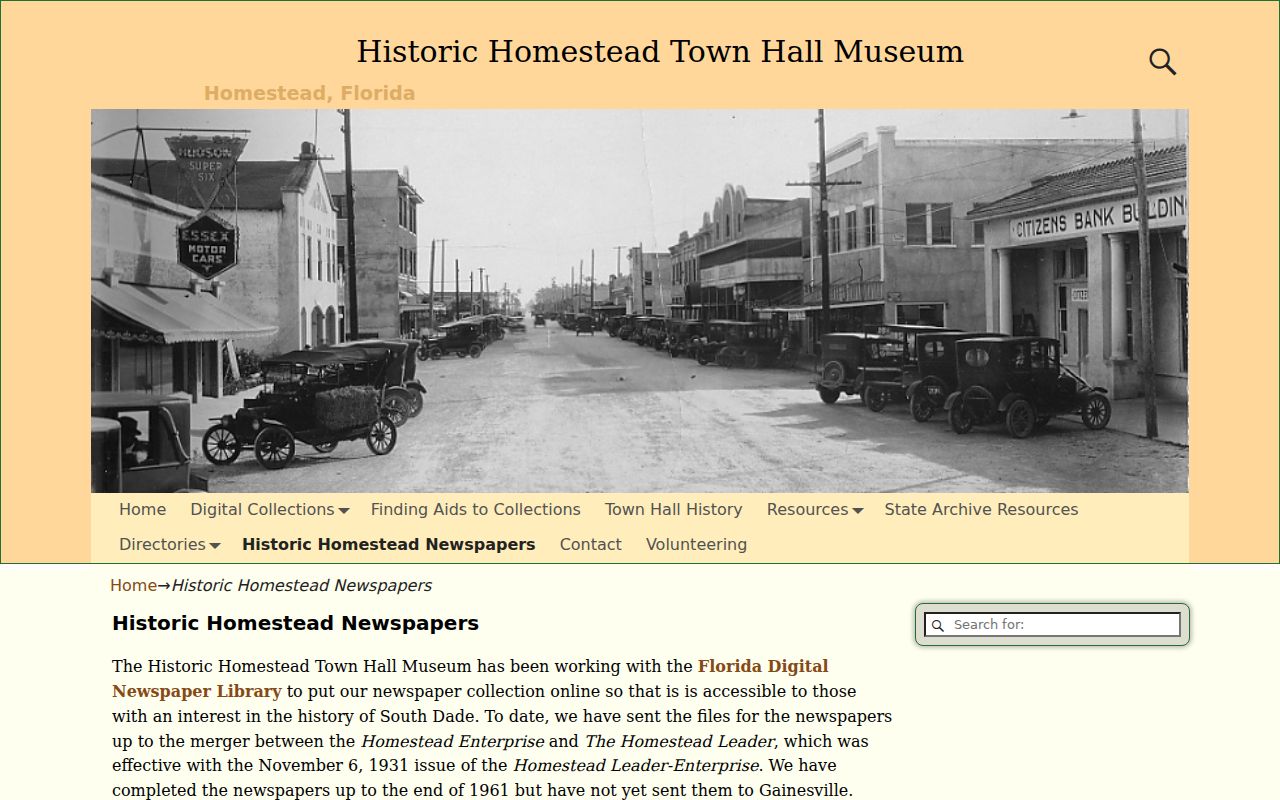 Historic Homestead newspaper collection used to trace previous residents
